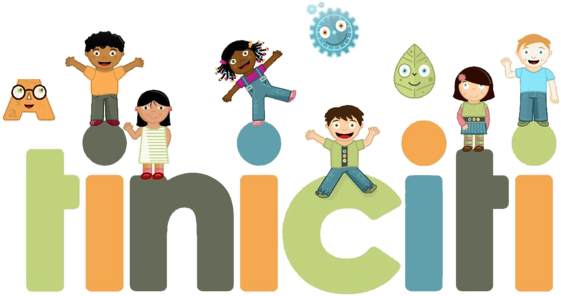 Logo de Tiniciti con sus personajes